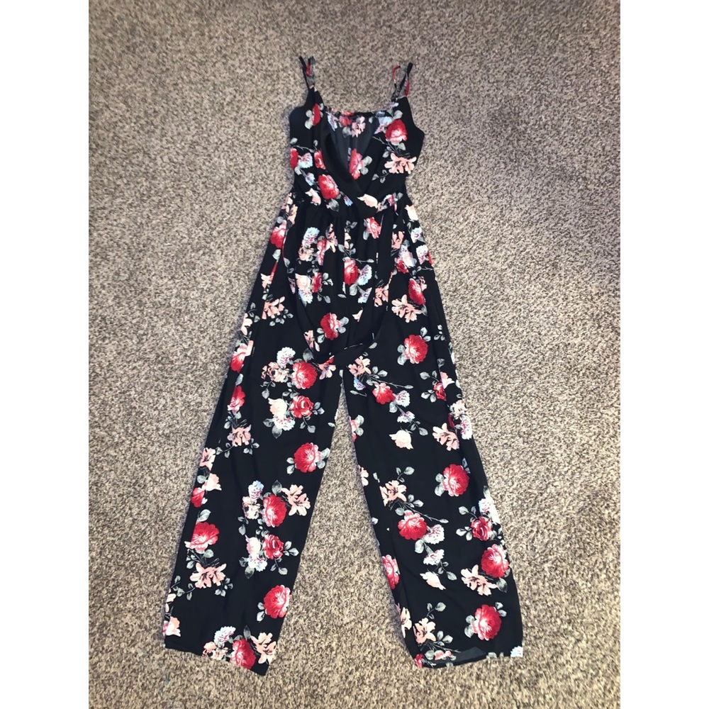Rue 21 Floral Jumpsuit